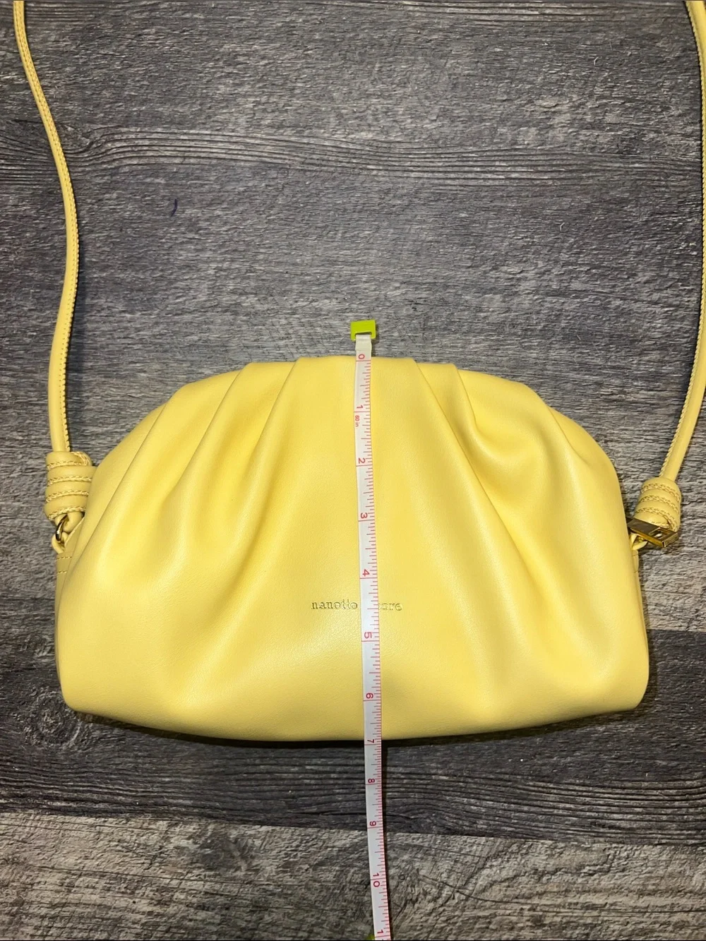 Nanette Lepore yellow closure pastel